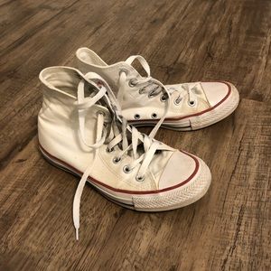 High top white converses